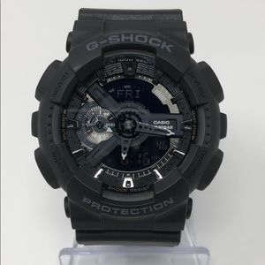 G-Shock XL Display Watch GA110-1B Water Resistant
